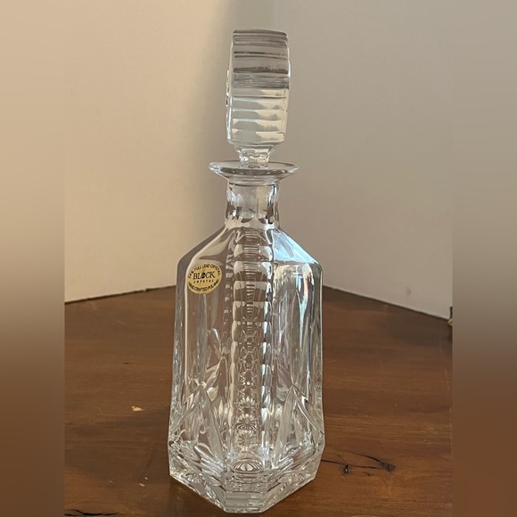 VTG Olympic by BLOCK Crystal Decanter & Stopper Lead Crystal Decanter Signed - Picture 8 of 8